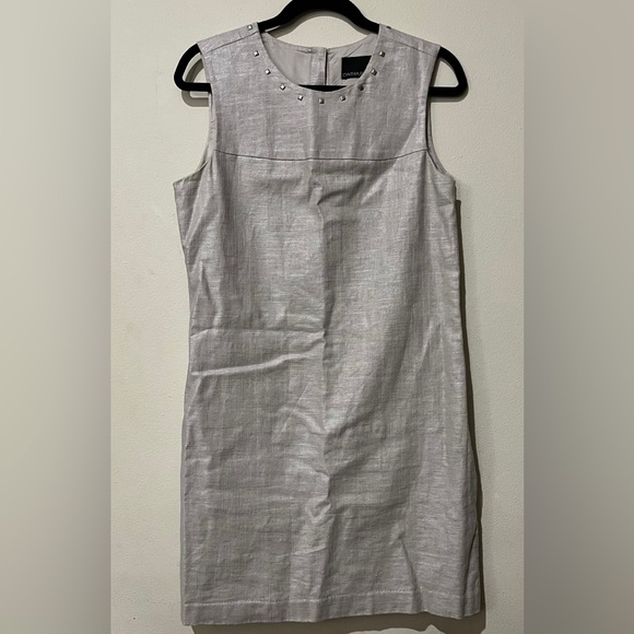 Cynthia Rowley Dresses & Skirts - Cynthia Rowley Metallic Linen Studded Dress | Size 8 | Gently Used | (TC)